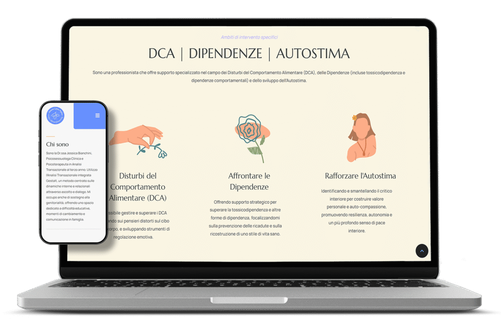 Scopri il progetto per il sitto della dottoressa Bianchini